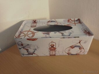 Krabička na ubrousky - Námořnický motiv - 2