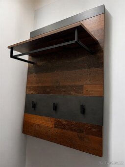 Předsíňový panel Indy s vintage vzhledem 80 / 106 / 28 cm - 2