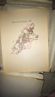 Ručně kreslené mapy z 1840 - 2