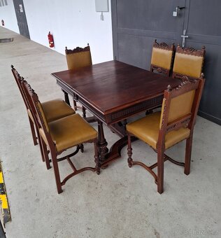 Starožitná jídelní souprava Francie 1870-1890 - 2