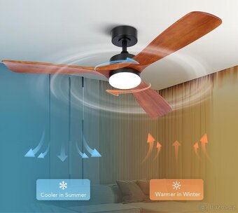 Stropní ventilátory VONLUCE se LED světlem - 2