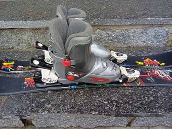 Dětské lyže 90 cm a boty - 2