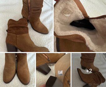 Kozačky kůže 40 - 2