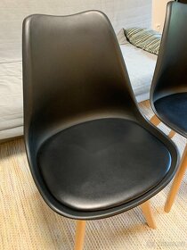 Jídelní židle retro černé - 2