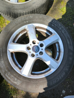 4x alu (5x108) zimní pneu michelin 215/60 r16 - 2
