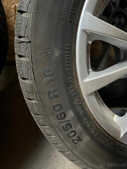 BMW 3 F30 F31 4 F33 ALU disky + zimní pneu 205/60 16 - 2