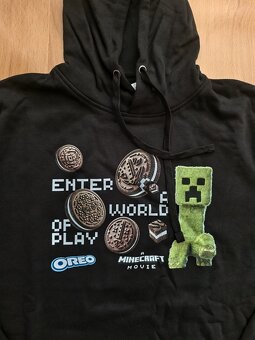 NOVÁ Mikina Minecraft Movie x Oreo – limitovaná edice vel. L - 2