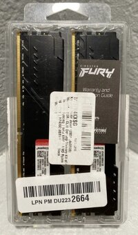 Nové RAM Kingston FURY 64GB KIT DDR4 3200MHz CL16 Beast Blac - 2