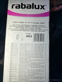 Rabalux 4213 - Stolní lampa SAMSON 1xE27/60W/230V - 2