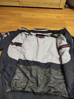 Uncle Sám tmavě modrá s bílo červenými pruhy tenká 3XL - 2
