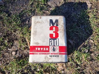 Trysk plechovka po oleji, M3ad, M6ad. - 2