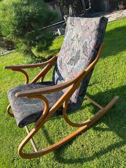 Retro houpací křeslo v nálezovém stavu - 2