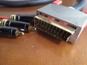 Scart Kabely zlacené kontakty - 2