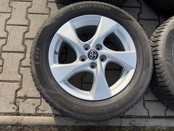 4x al kola 5x114.3 17 + pneu zimní 215/60 R17 - 2