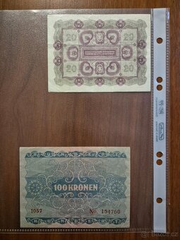 Dvě staré Rakouské bankovky - 2