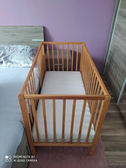 dětská dřevěná postýlka Bobas - 2