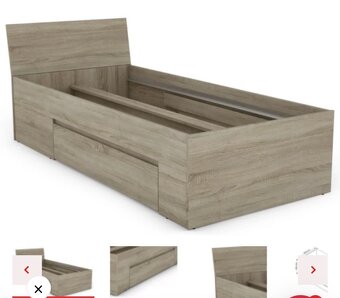 Postel s šuplíkem a roštem - 2