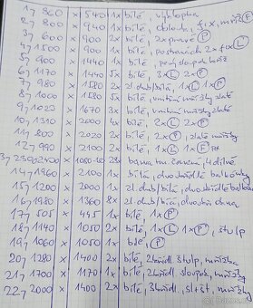 Použitá plastová okna a dveře, seznam na druhé fotce - 2