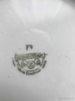 5 keramických dezertních talířů - 2