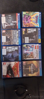 Playstation 4 (slim) + 8 her - 2