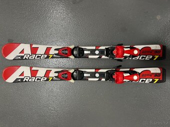 Dětské lyže Atomic Race 7 SC 90 cm + vázání a hůlky - 2