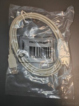 USB prodlužovací kabel Gembird 1,8 m USB-A nový, více kusů - 2