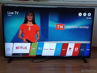 Smart TV LG 43UJ6307-úhlopříčka 108cm,Wi-Fi, DVB-T2 - 2