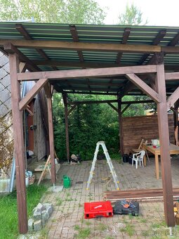 Dřevěná pergola 5x4 m - 2