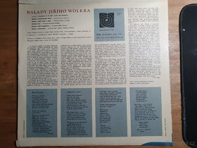 LP / vinylová deska Balady Jiřího Wolkera - 2