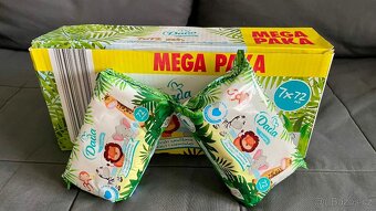 Dada dětské vlhčené ubrousky Everyday 7 x 72 ks - 2