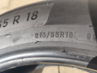 Prodám zánovní letní pneu 215/55/18 99V - 2