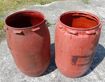 plastové barely 120 litrů - 2