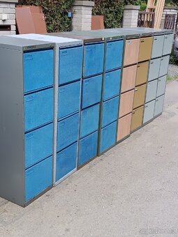 Plechové kartotéky - 2