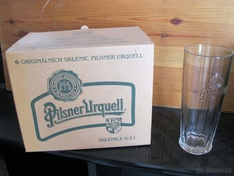 Sklenice Pilsner Urguell 0,5 L - ŠTUC - NOVÉ - 2