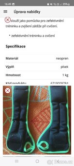 Zátěž na ruce Wrist Weight 2×1kg - 2