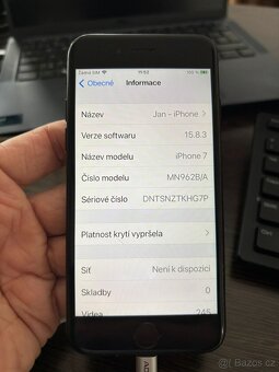 iPhone 7 černý 128 Gb kondice baterie 100% - 2