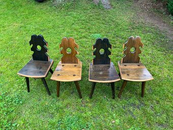 Chalupářské židle rustikální - 2