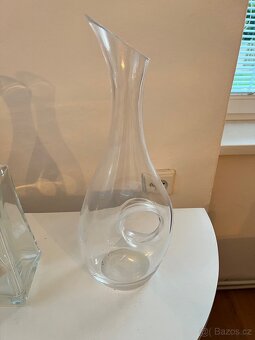Skleněná karafa na whisky + designový dekanter na víno - 2