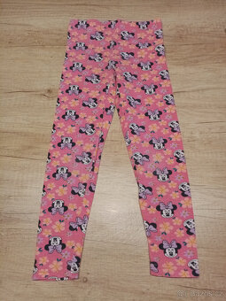 6x legíny Minnie vel. 110/116 - 2