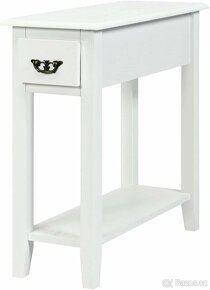 Hladký stolek-NOVÝ - hnědá barva - 2