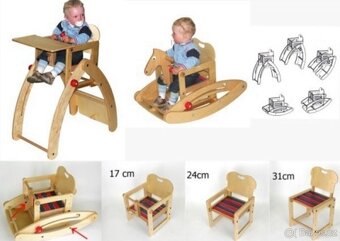 Jídelní židlička Kami 7 v 1 - 2