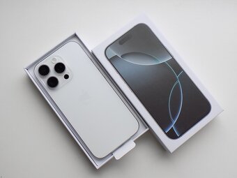 APPLE iPhone 16 Pro 256GB Bílý Titan - ZÁRUKA - JAKO NOVÝ - 2