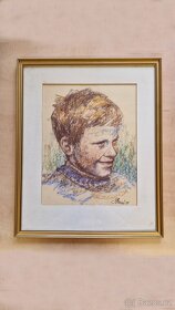 Obraz chlapce, Vojtěch Strnad, 1975 - 2