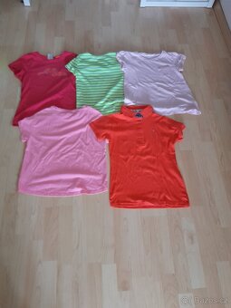 Trička krátký rukáv, vel. 10-12 let. - 2