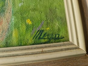 3x obraz Krajiná + Ježíš - 2