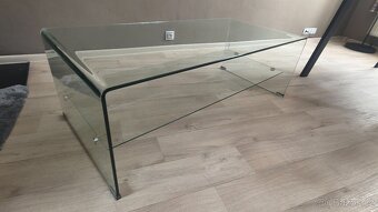 Konferenční stůl - skleněný - 2