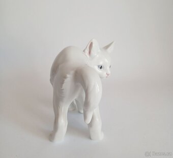 Starožitná porcelánová kočka Rosenthal - 2