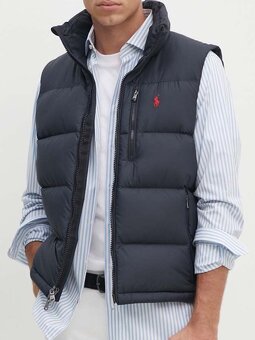 Péřová vesta Polo Ralph Lauren černá barva - 2