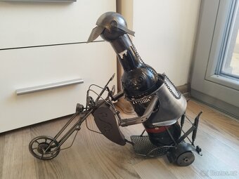 Stojan na víno harley, tříkolka, Stojan na láhev - 2