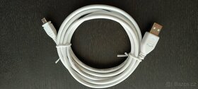 USB kabel micro 1,8m , bílý - 2